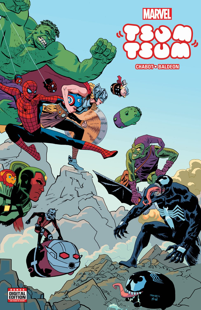 Marvel Tsum Tsum #1 cover art by Chris Samnee and Matt Wilson